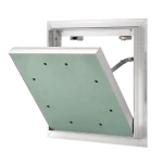 Alu Quattro aluminium access panel, airtight, weatherproof and smoke-tight, 200×200 to 600×600 mm