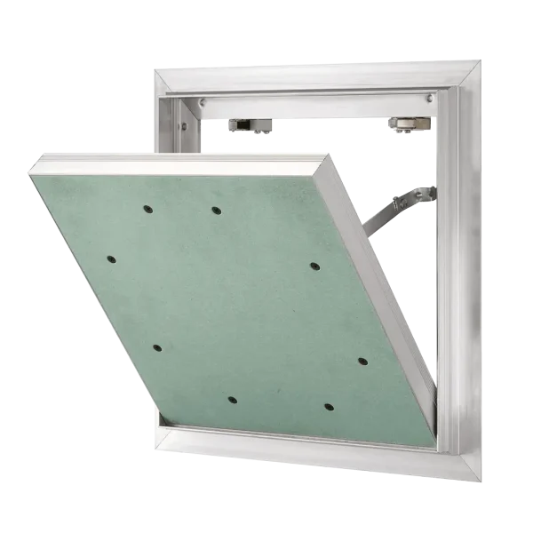 Alu Quattro aluminium access panel, airtight, weatherproof and smoke-tight, 200×200 to 600×600 mm