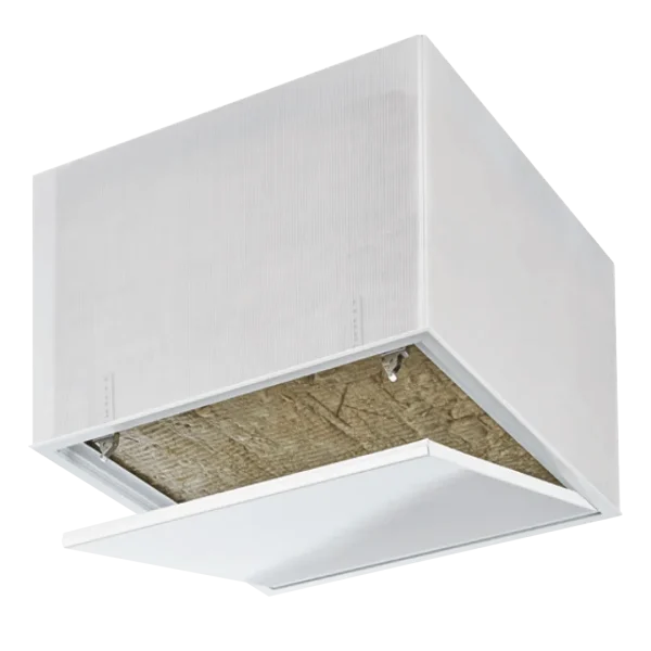 Tempo Primus Airproof access panel for low-energy buildings, airtight with insulation, 500×500 to 500×500 mm