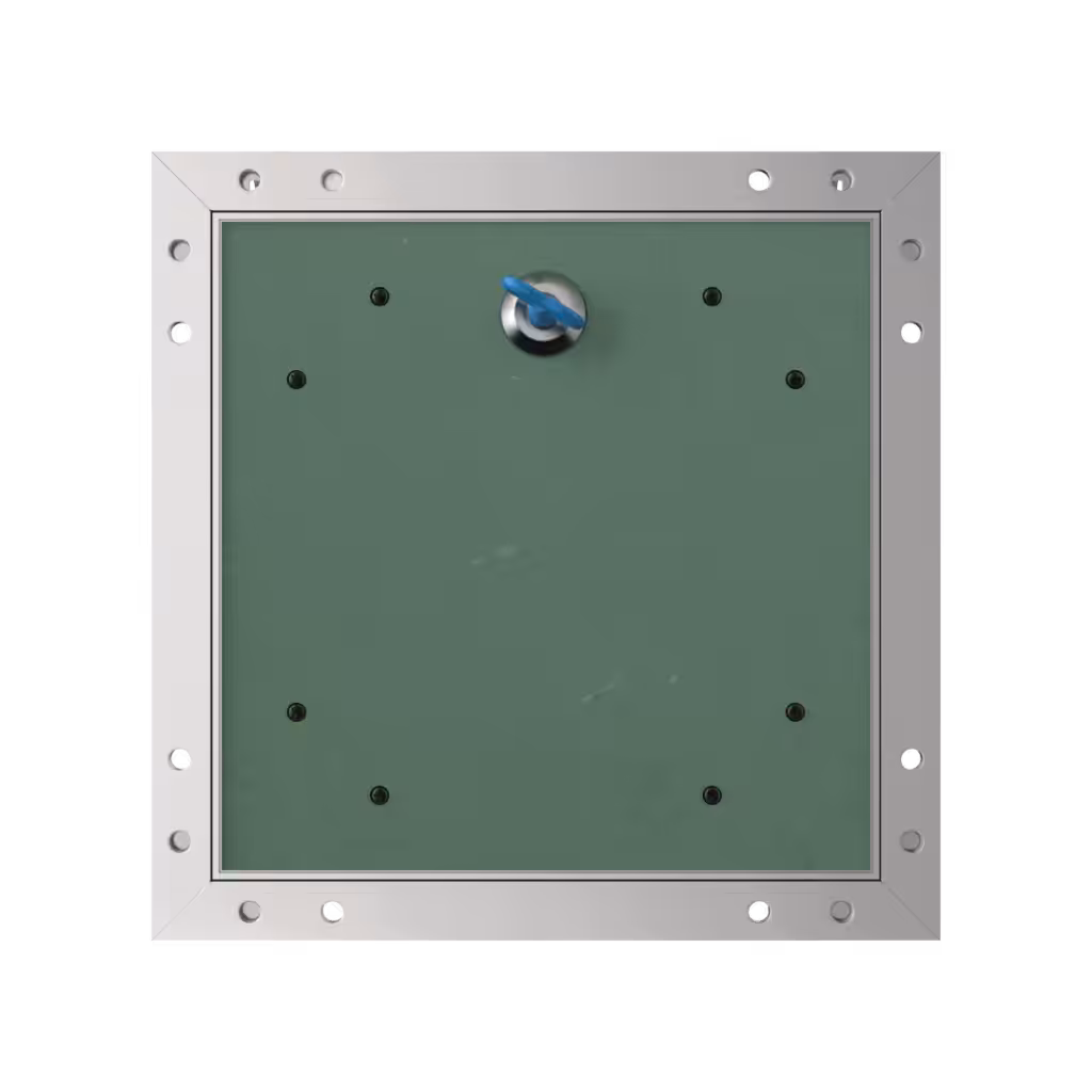 Tempo Eco Star access panel for BA 13 plasterboard, square key opening, 150×300 to 1400×1400 mm