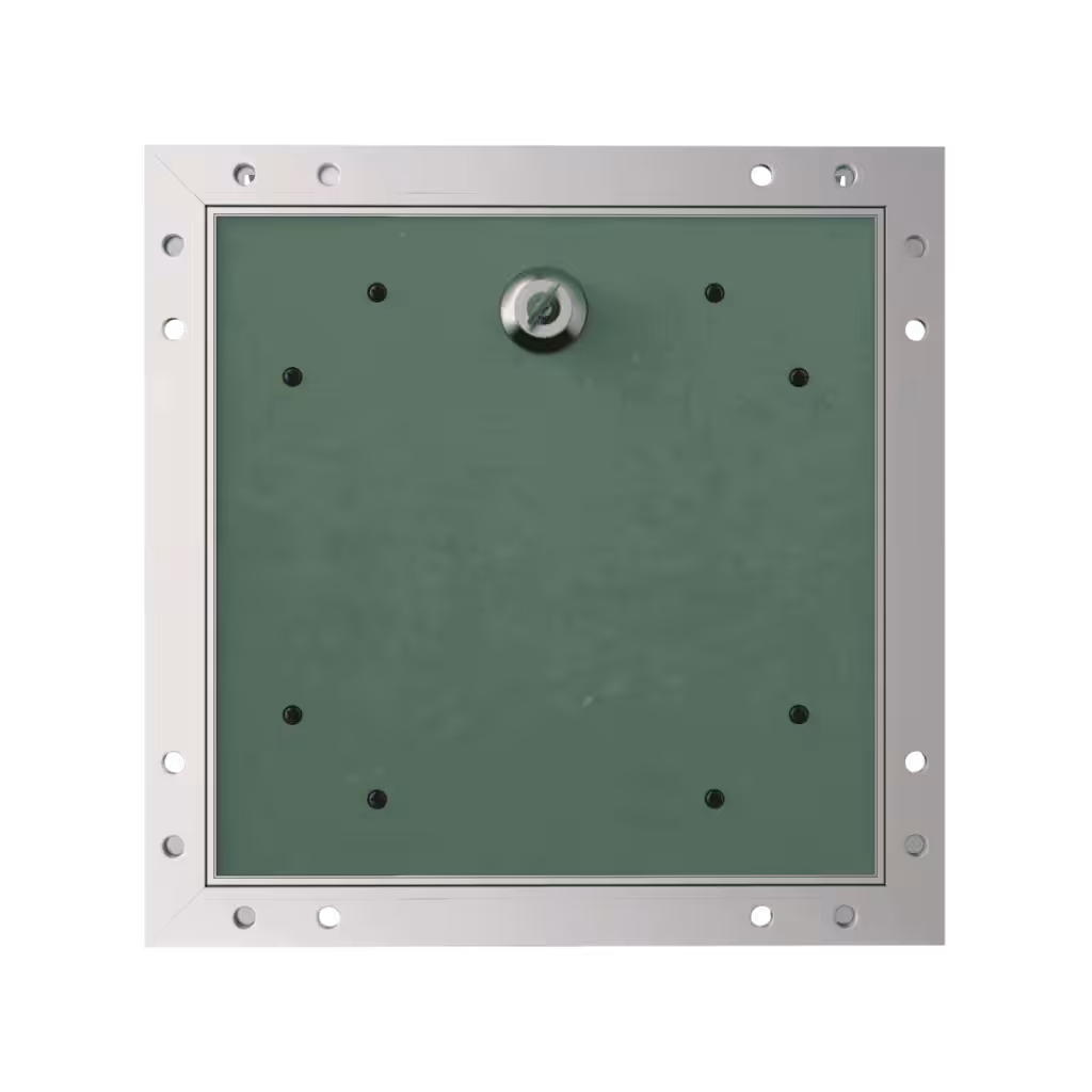 Tempo Eco Star access panel for BA 13 plasterboard, cylinder lock, 150×300 to 1400×1400 mm
