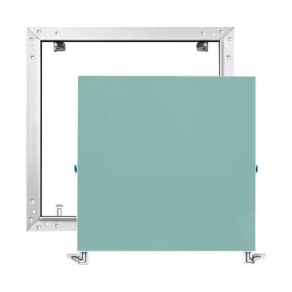 AluPlana ISO access panel, airtight and dustproof with acoustic insulation and insulating material, 200×200 to 600×600 mm
