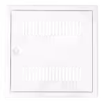 Tempo Softline metal ventilated access panel with ventilation grille, square key, 200×200 to 600×600 mm