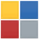 Tempo Softline coloured metal access panel, push-to-open, in 14 RAL colours, 200×200 to 800×800 mm