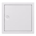 Fire-rated access panel EI90 Softline steel for solid walls and shafts